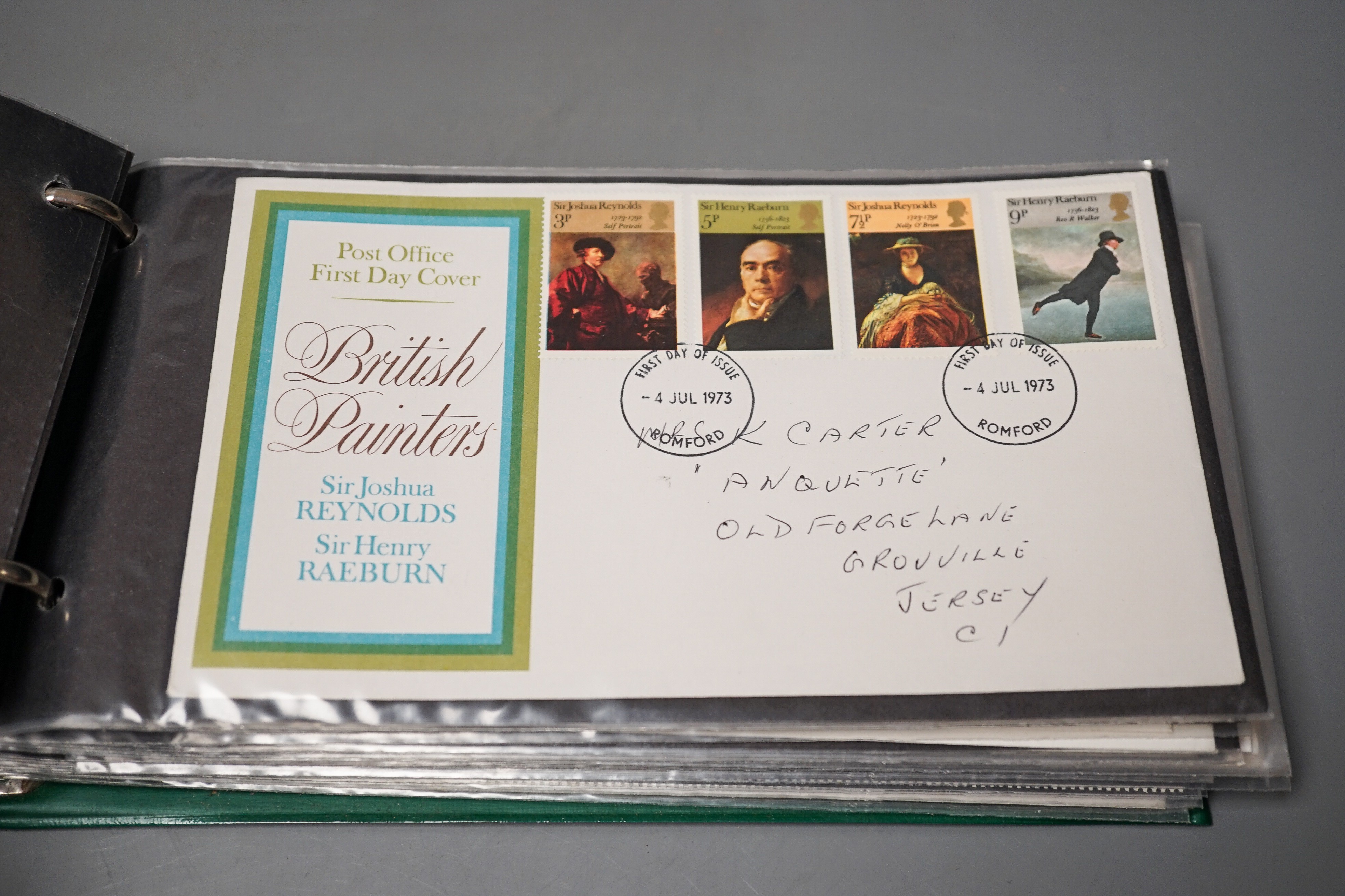 Eight albums of Royal Mail & New Zealand post First Day Covers